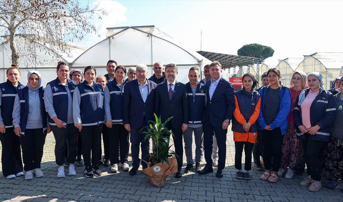 Tarım ve Orman Bakanı İbrahim Yumaklı, süs bitkileri üretim alanının