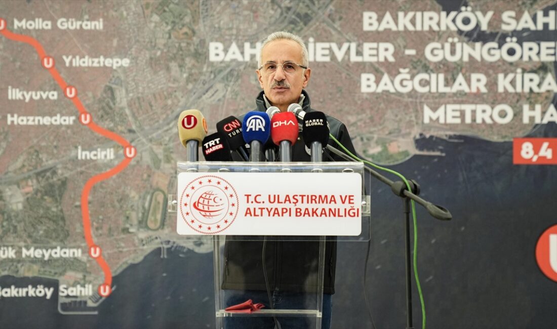 İSTANBUL (AA) – Ulaştırma ve Altyapı Bakanı Abdulkadir Uraloğlu, “Yarın