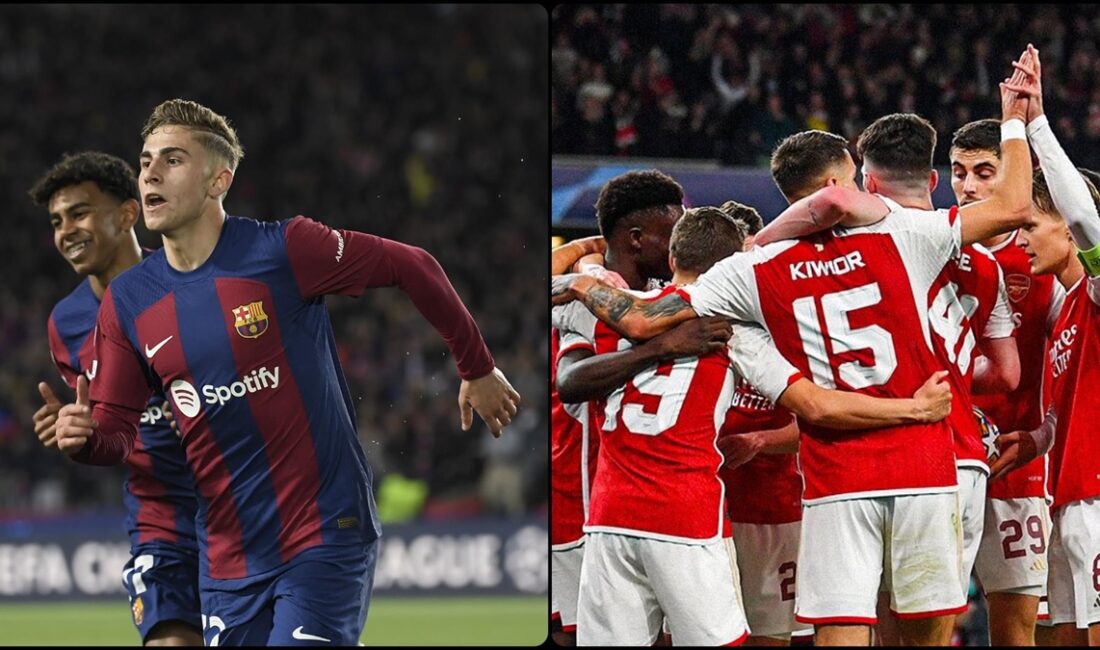 UEFA Şampiyonlar Ligi'nde son 16 turu rövanş maçlarında Napoli'yi 3-1