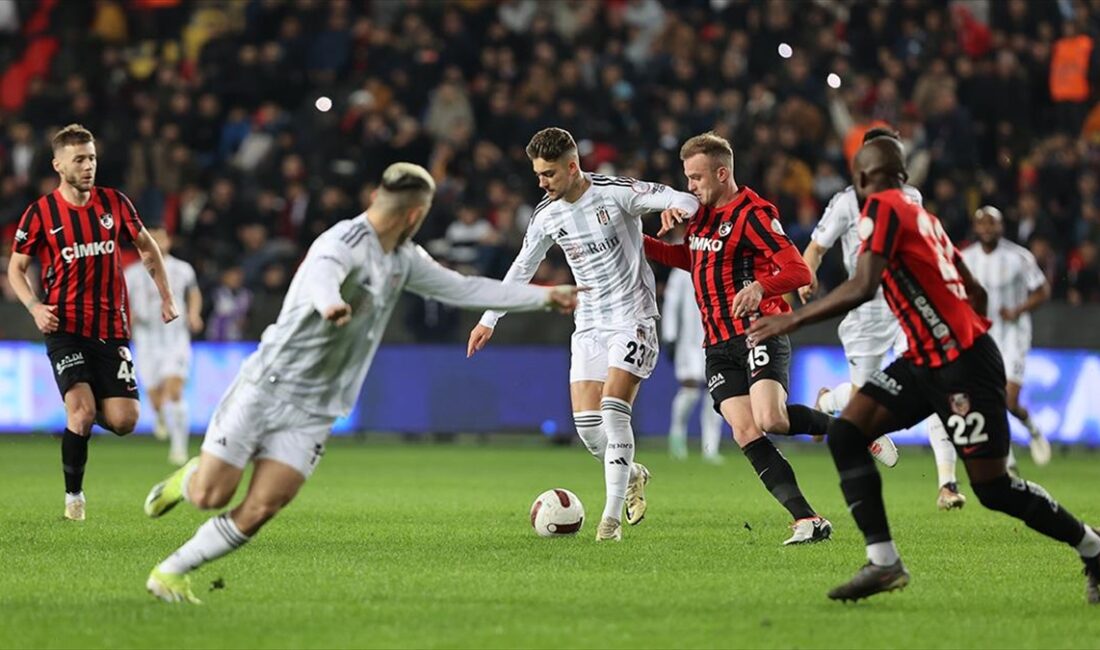 Beşiktaş, Trendyol Süper Lig'de 29. haftanın kapanış maçında deplasmanda Gaziantep