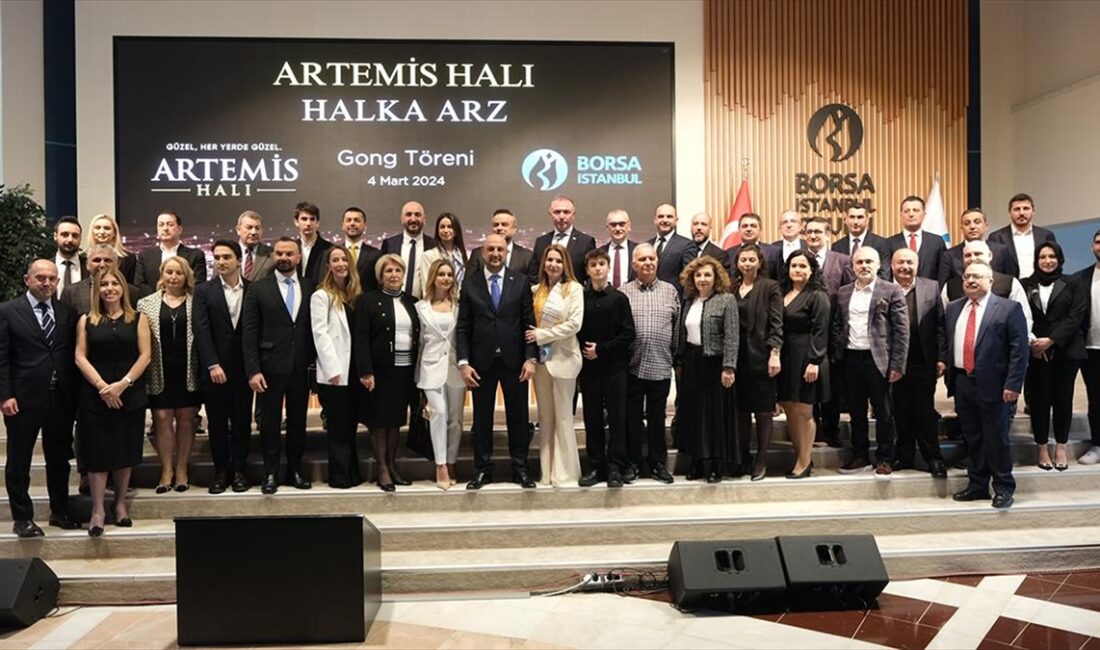 Artemis Halı, bugün düzenlenen gong töreninin ardından Borsa İstanbul'da işlem