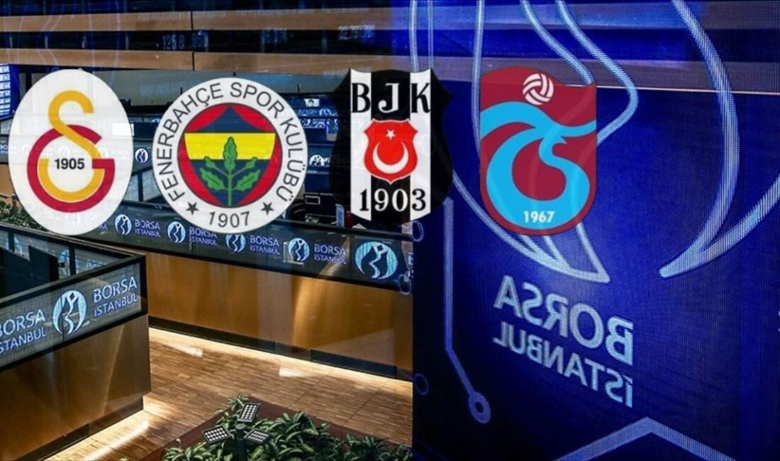Borsa İstanbul'da işlem gören spor şirketleri arasında geçen ayı yüzde
