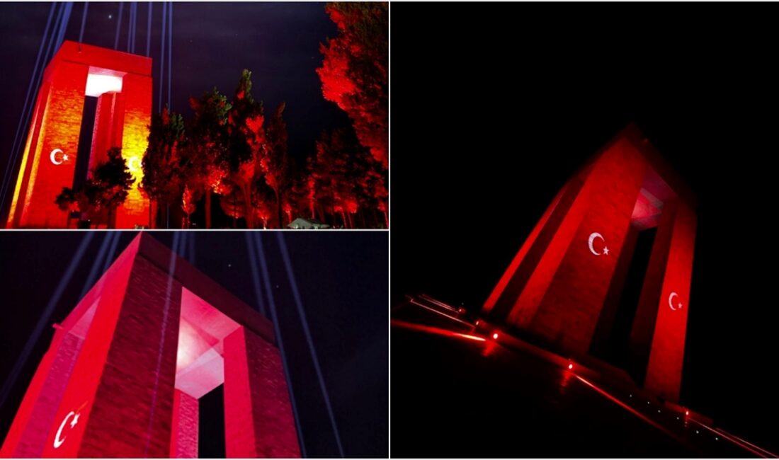 Çanakkale Şehitler Abidesi, Cumhurbaşkanlığı İletişim Başkanlığı tarafından 18 Mart Şehitleri