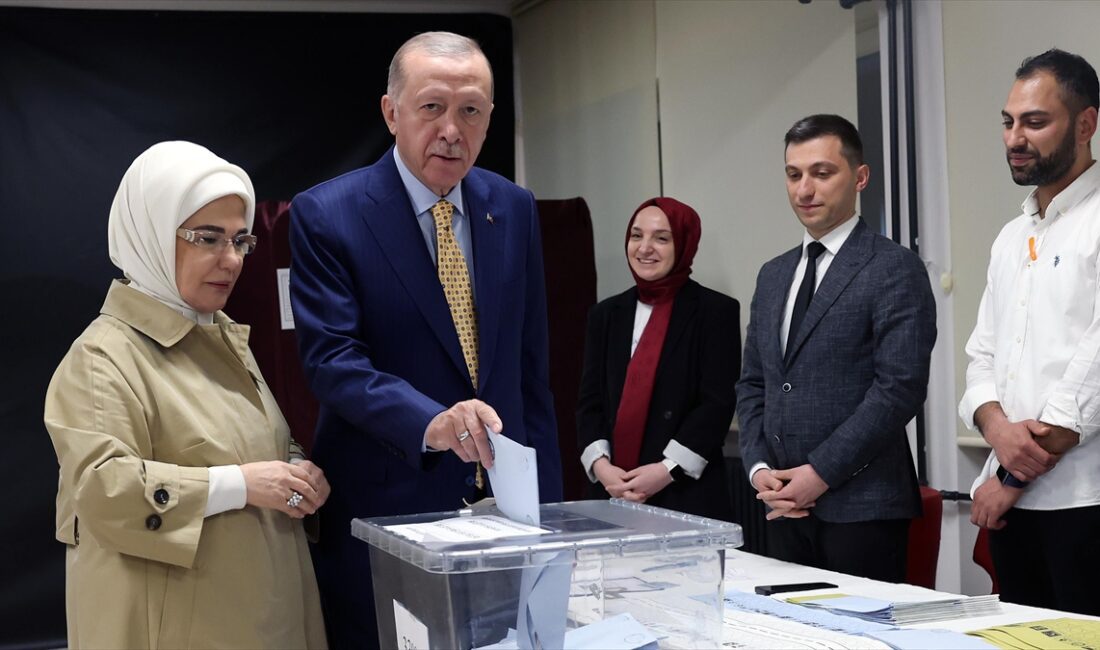 Cumhurbaşkanı Recep Tayyip Erdoğan, Mahalli İdareler Genel Seçimlerine ilişkin oy