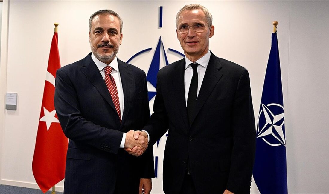 Dışişleri Bakanı Hakan Fidan, NATO Genel Sekreteri Jens Stoltenberg ile