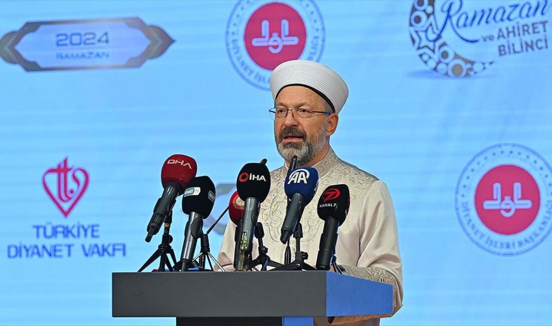 Diyanet İşleri Başkanı Ali Erbaş, ramazanda ülkenin her köşesinde "Ramazan