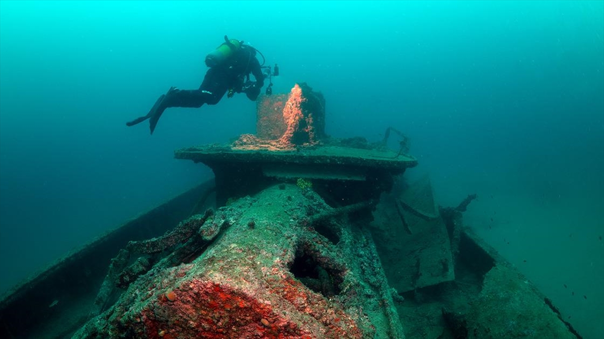 Çanakkale Savaşları ve Gelibolu Tarihi Alan Başkanlığının girişimleriyle 2021'de dalış