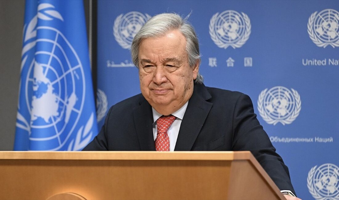 Birleşmiş Milletler (BM) Genel Sekreteri Antonio Guterres, Gazze'de insani ateşkes