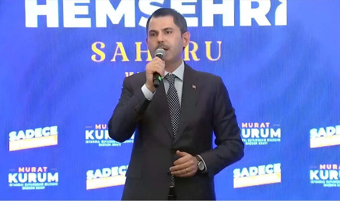 Cumhur İttifakı'nın İstanbul Büyükşehir Belediye (İBB) Başkan adayı Murat Kurum,
