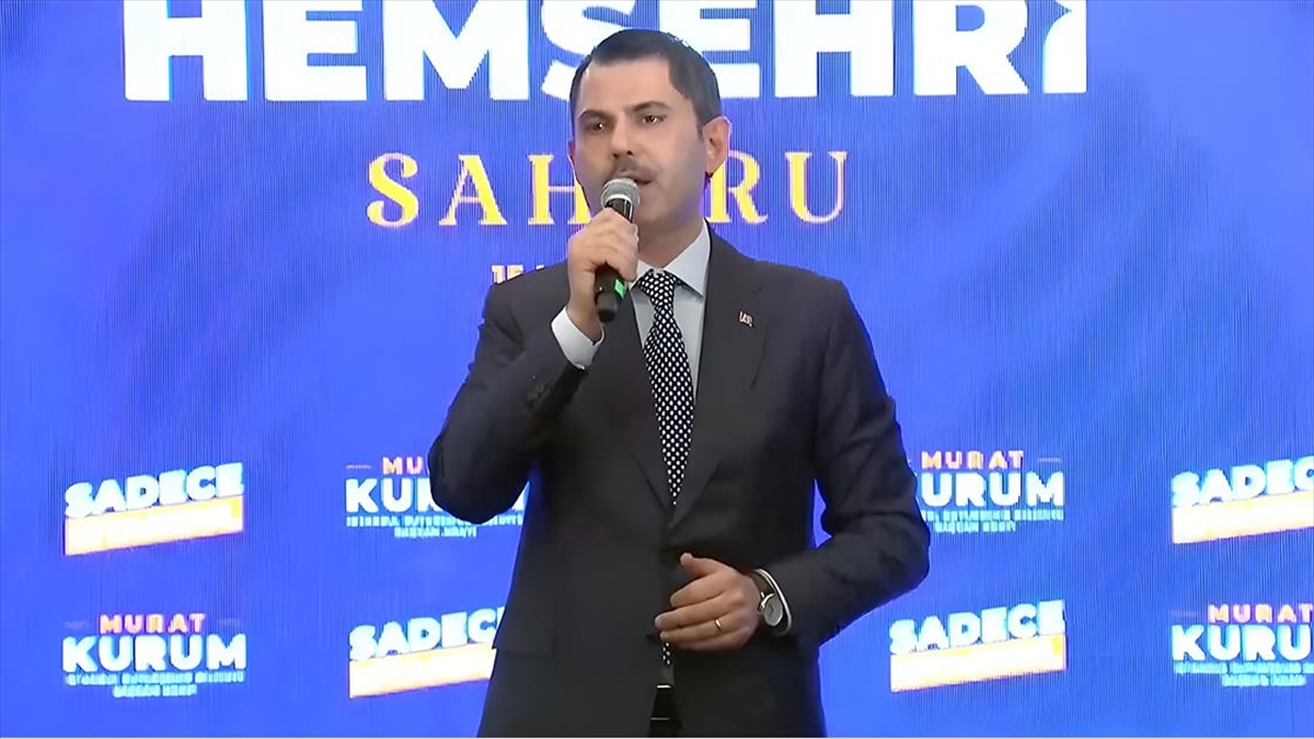 Cumhur İttifakı'nın İstanbul Büyükşehir Belediye (İBB) Başkan adayı Murat Kurum,