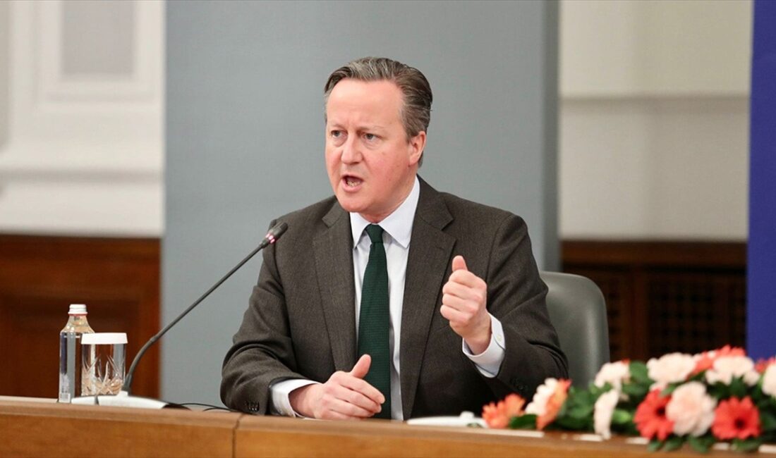 İngiltere Dışişleri Bakanı David Cameron, İsrail'in Gazze'de kıtlıkla karşı karşıya