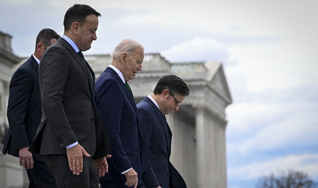 Başbakan Leo Varadkar, Beyaz Saray'da Aziz Patrick Günü etkinliğindeki konuşmasında