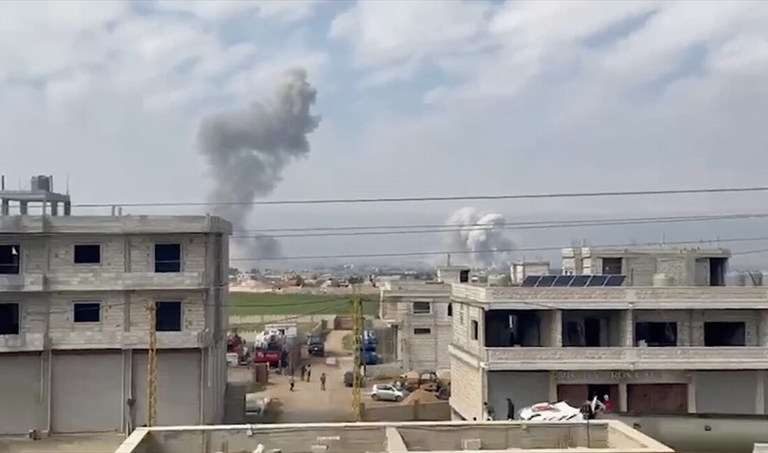 İsrail savaş uçaklarının, Lübnan'ın doğusunda Suriye sınırı yakınındaki Baalbek kentine