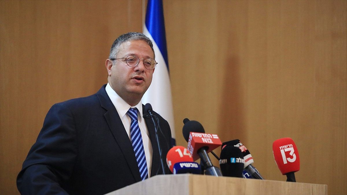 İsrail'in aşırı sağcı Ulusal Güvenlik Bakanı Itamar Ben-Gvir, "Biden şu