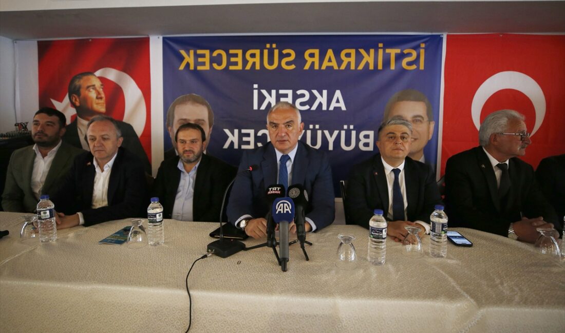 - "Turistin sadece klasik bölgelere değil Akseki, İbradı, Ormana, Kepez