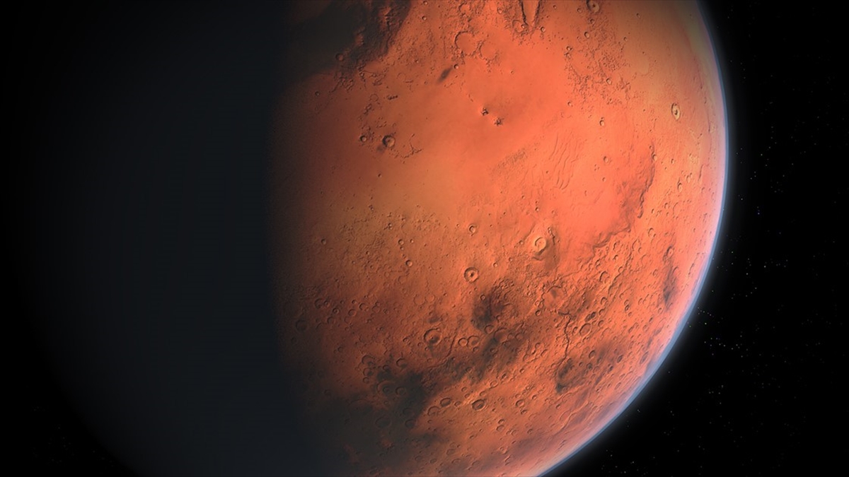 Bilim insanlarının Mars'ta keşfettiği "gizlenmiş" devasa yanardağın, yaşam belirtileri barındırıyor