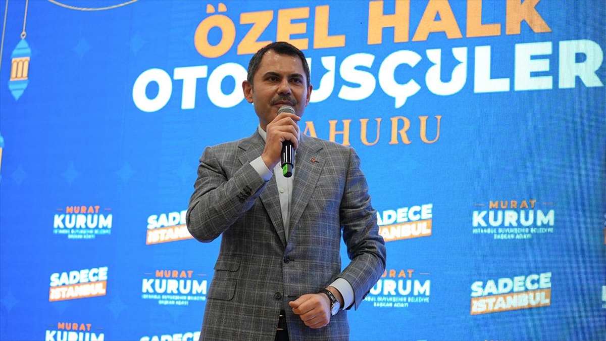 Cumhur İttifakı'nın İBB Başkan adayı Murat Kurum, "İstanbul halk otobüsü