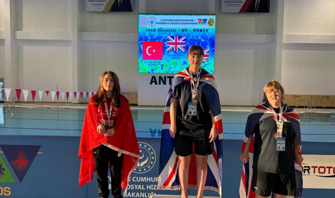 Özel milli yüzücü Ada Zehra, Trisome Oyunları'nın en genç kürsü gören sporcusu oldu ANTALYA (AA) – FATİH ÇAKMAK – Antalya'da düzenlenen 2. Down