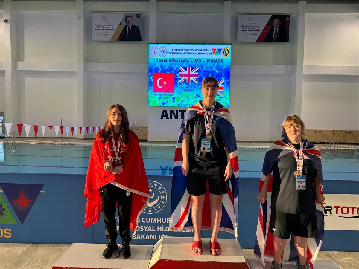 ANTALYA (AA) – FATİH ÇAKMAK – Antalya'da düzenlenen 2. Down