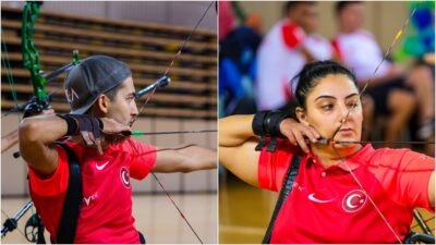 Paralimpik milli okçular Nil Mısır ve Yiğit Caner Aydın, Birleşik