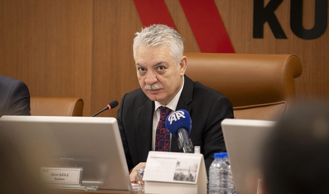 Rekabet Kurumu Başkanı Birol Küle, çimento ve hazır beton sektörlerine