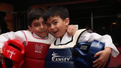 Erzurum'da özel spor salonunda tekvandoya başlayan şehit polis memuru Murat
