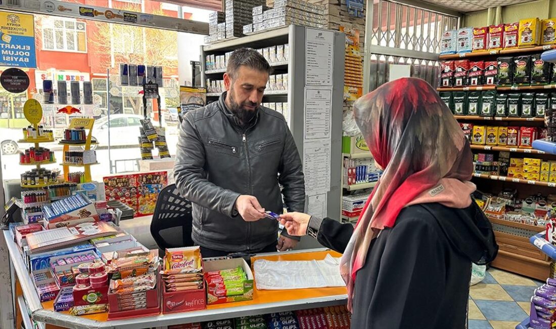 KONYA (AA) – İhtiyaç sahipleri için zincir marketlerde bulundurulan sosyal