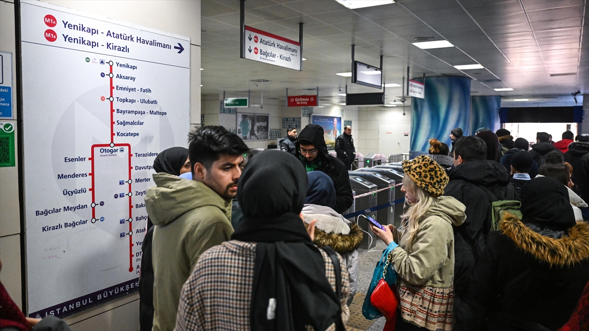 İSTANBUL (AA) – Metro İstanbul’un sosyal medya hesabından yapılan açıklamada,