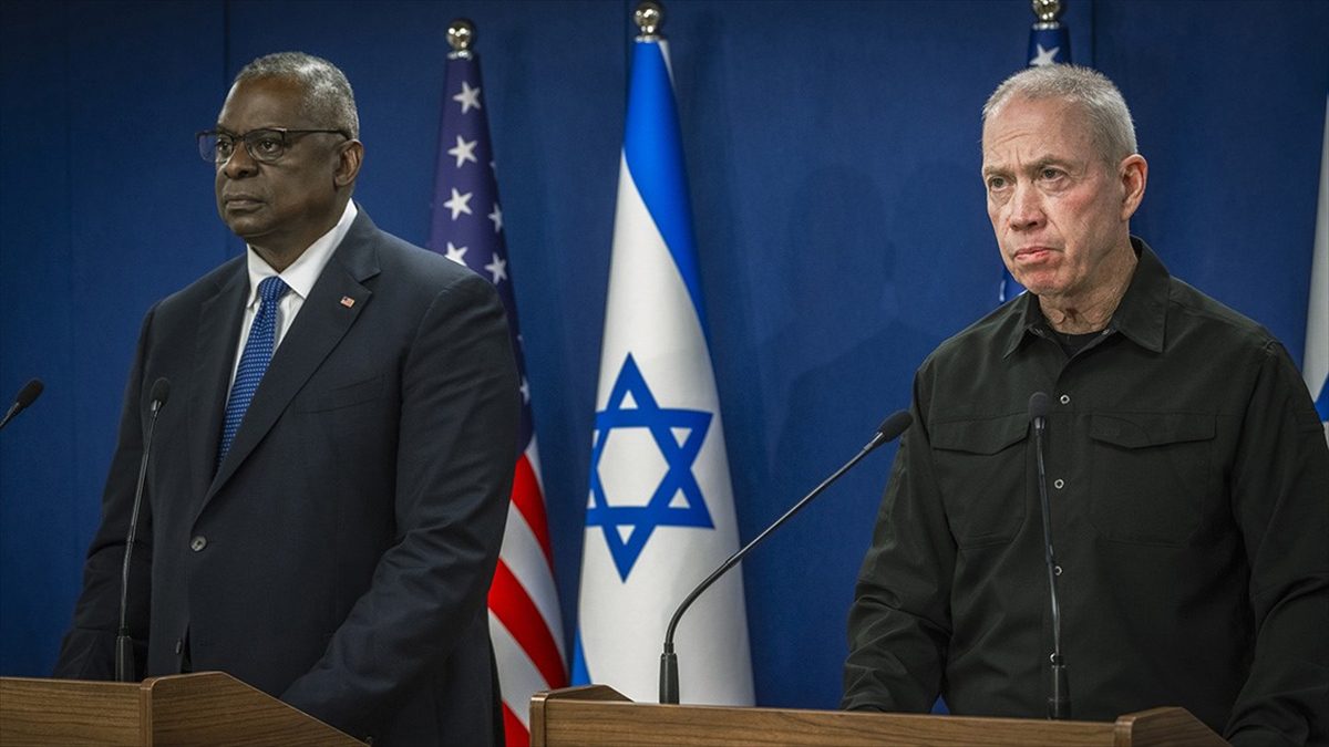 ABD Savunma Bakanı Lloyd Austin, İsrail Savunma Bakanı Yoav Gallant
