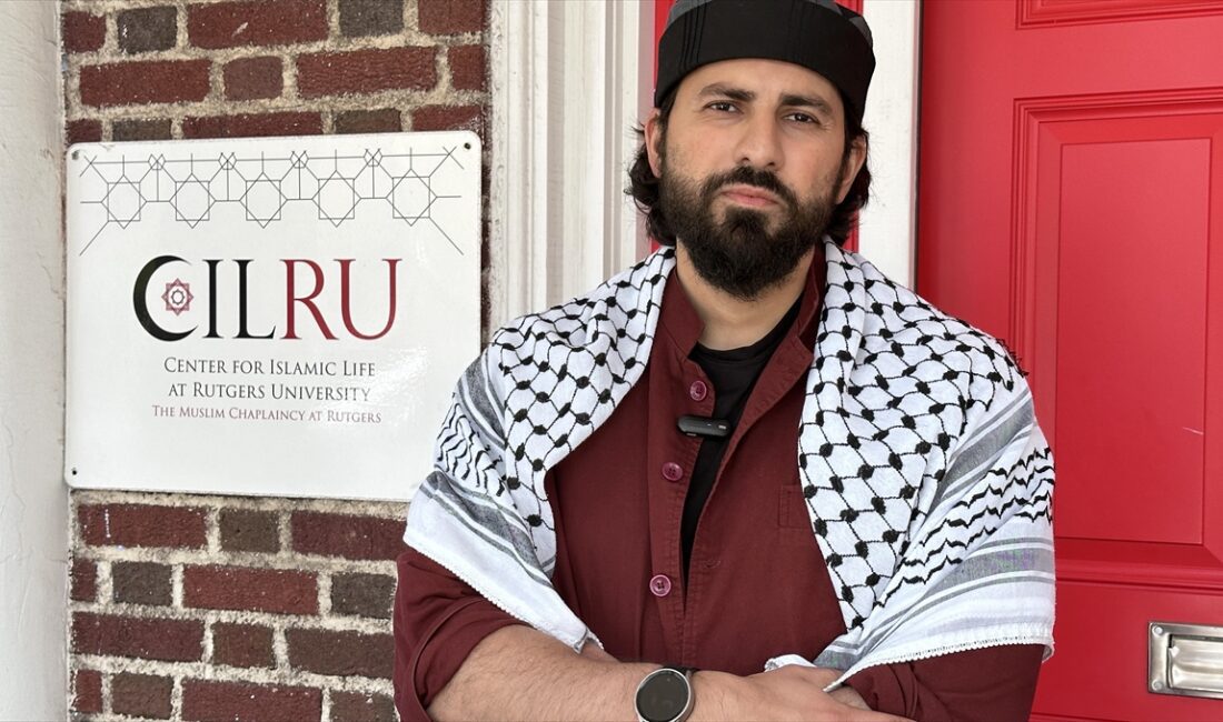 ABD'nin New York kentindeki Columbia Üniversitesinde Filistin'e destek için başlayan
