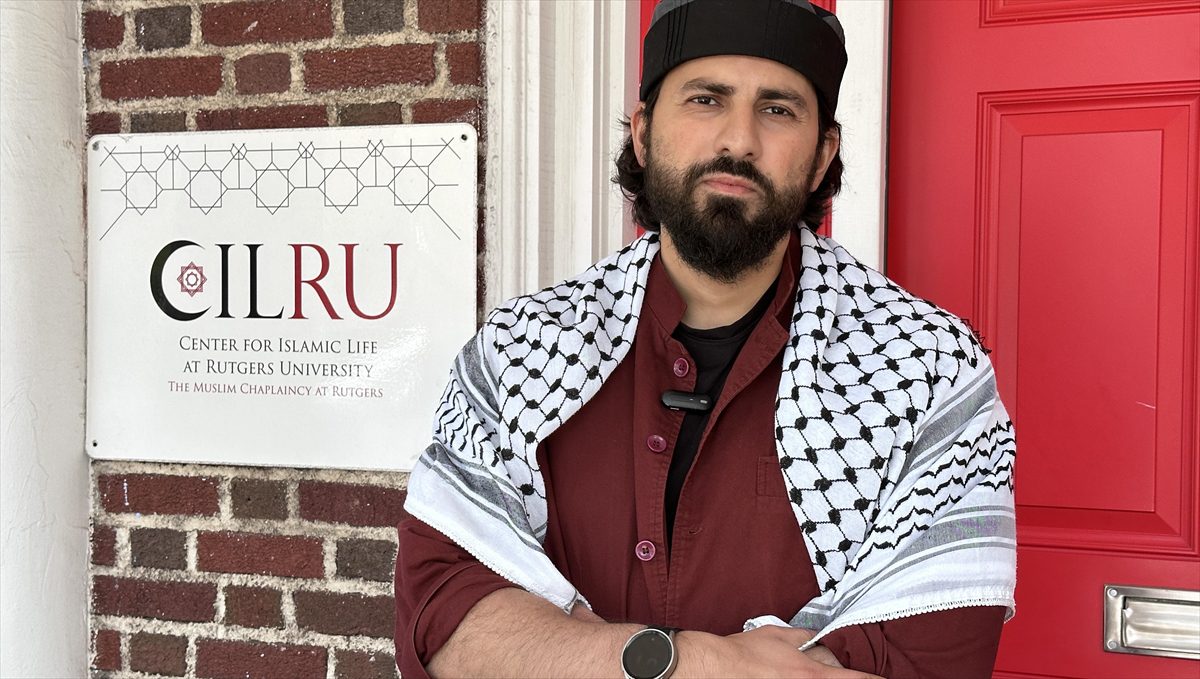 ABD'nin New York kentindeki Columbia Üniversitesinde Filistin'e destek için başlayan