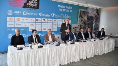 ANTALYA (AA) – Amatör yol bisikleti yarışı AKRA Gran Fondo
