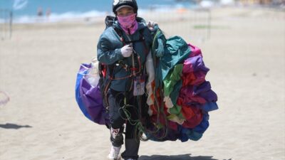 ANTALYA (AA) – Antalya'nın Alanya ilçesinde Dünya Yamaç Paraşütü Hedef