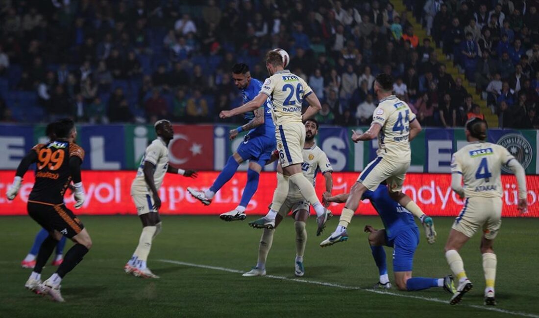 Trendyol Süper Lig'in 34. haftasında Çaykur Rizespor ile MKE Ankaragücü