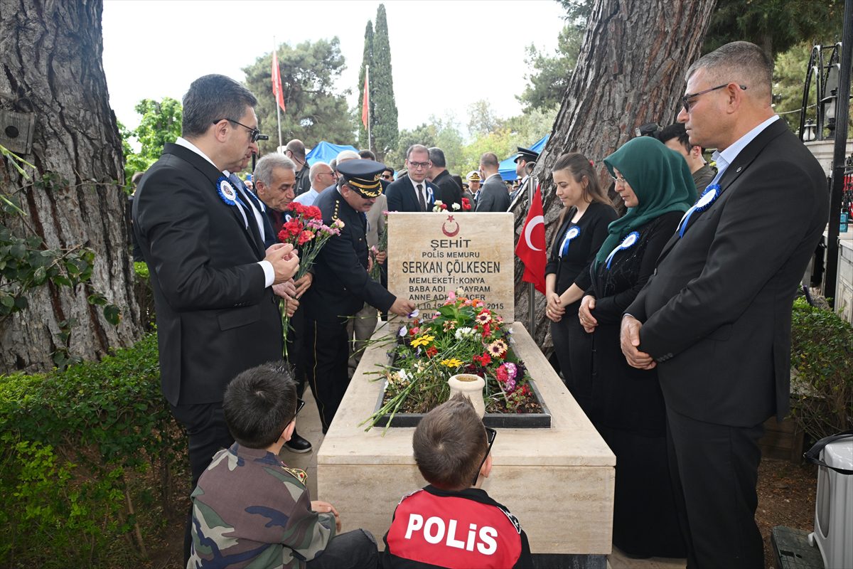 Antalya, Muğla ve Burdur'da  Türk Polis Teşkilatının kuruluşunun 179. yıl dönümü kutlandı