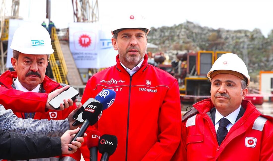 Enerji ve Tabii Kaynaklar Bakanı Alparslan Bayraktar, Gabar'da 33 kuyuda