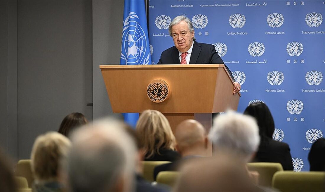 Birleşmiş Milletler (BM) Genel Sekreteri Antonio Guterres, Orta Doğu'nun felaketin