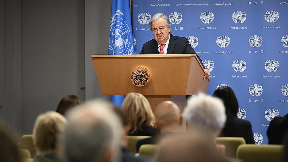 Birleşmiş Milletler (BM) Genel Sekreteri Antonio Guterres, Orta Doğu'nun felaketin