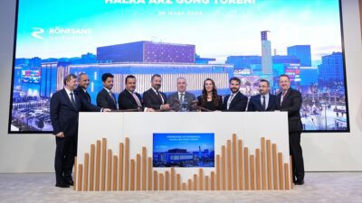 Rönesans Gayrimenkul Yatırım, bugün düzenlenen gong töreninin ardından Borsa İstanbul'da