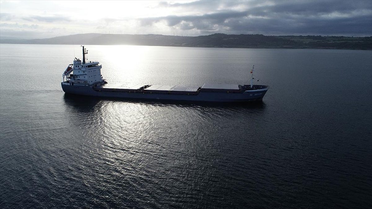 Mısır'dan Bulgaristan'a seyir halinde olan Barbados bayraklı gemide, Çanakkale Boğazı'nda