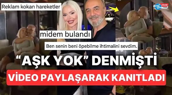 Cansu Taşkın, sevgilisi Yılmaz Erdoğan ile çektiği aşk videosonu paylaştı.