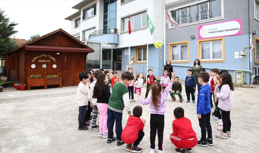 Giresun'da, "Kültür Dostu Okul Projesi" kapsamında oluşturulan sınıf dışı mekanlarda