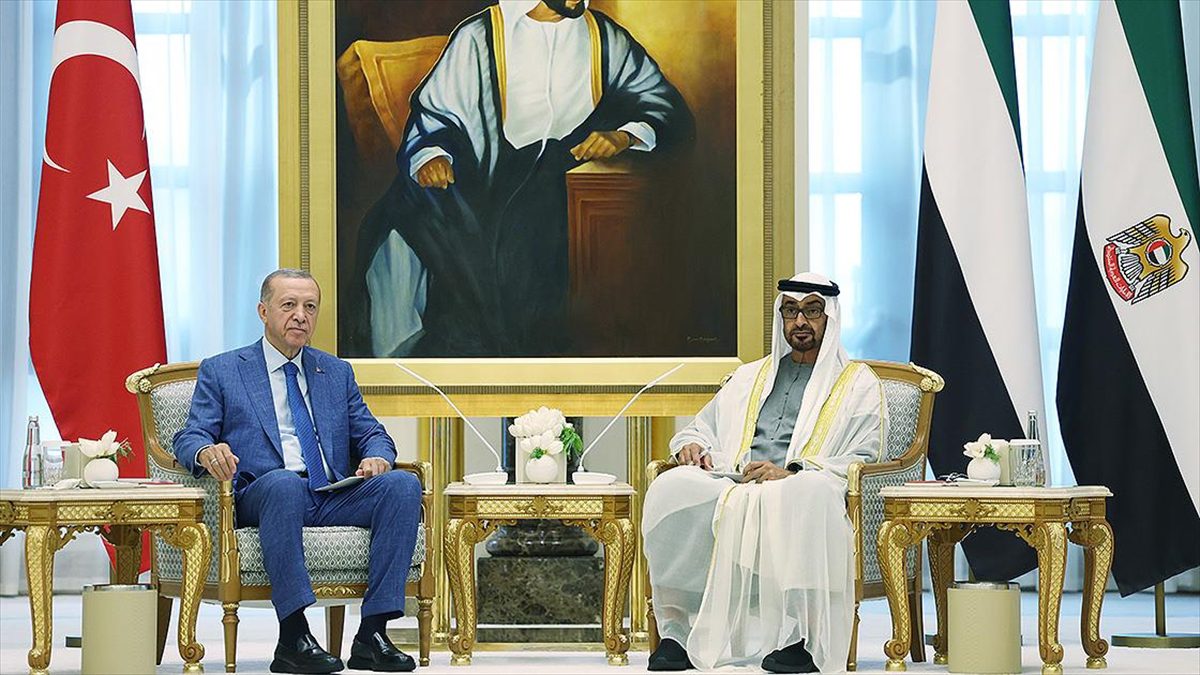 Cumhurbaşkanı Recep Tayyip Erdoğan, Birleşik Arap Emirlikleri (BAE) Devlet Başkanı
