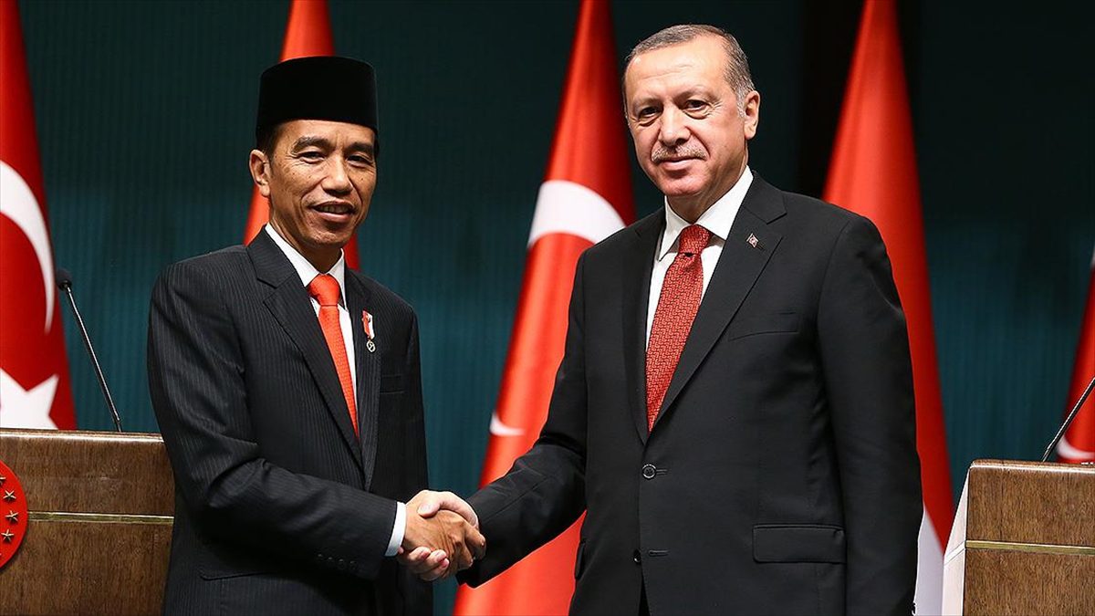 Cumhurbaşkanı Recep Tayyip Erdoğan, Endonezya Devlet Başkanı Joko Widodo ile