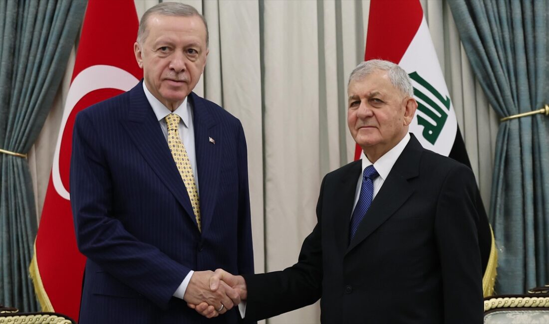 Cumhurbaşkanı Erdoğan, Irak Cumhurbaşkanı Reşid ile gerçekleştirdiği görüşmede, Türkiye'nin terör