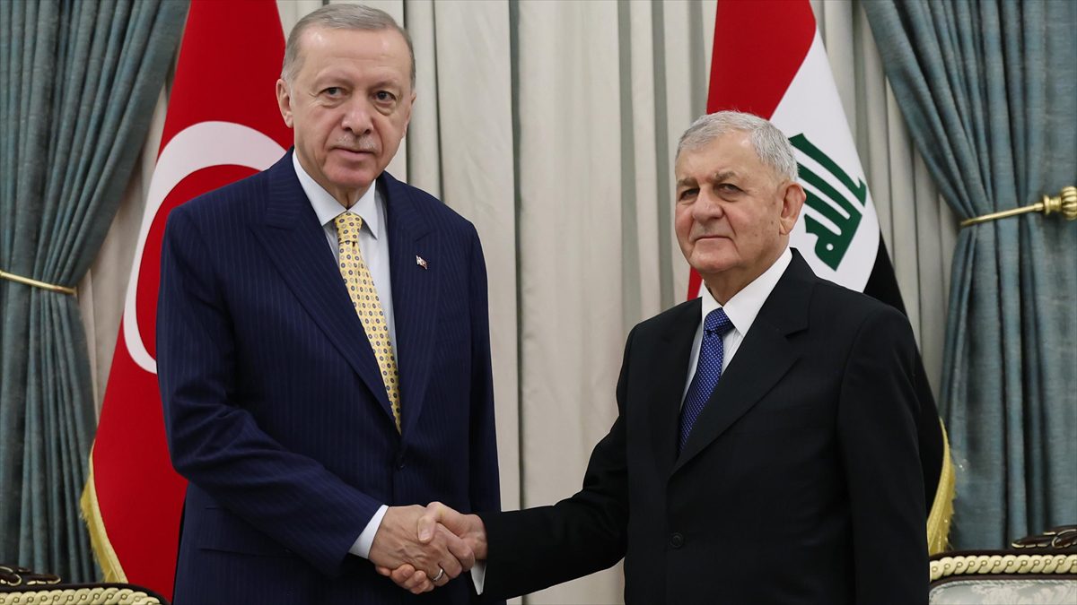 Cumhurbaşkanı Erdoğan, Irak Cumhurbaşkanı Reşid ile gerçekleştirdiği görüşmede, Türkiye'nin terör