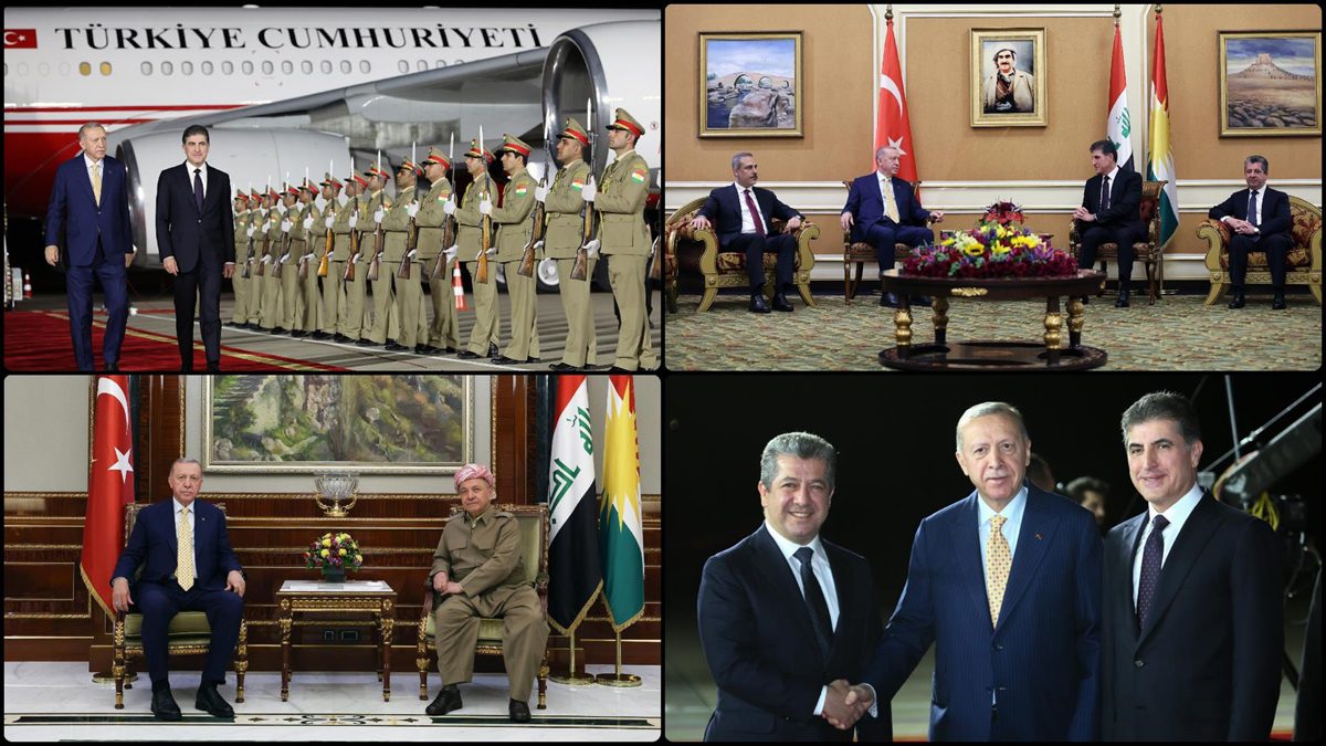 Cumhurbaşkanı Recep Tayyip Erdoğan, Irak'ın Bağdat ve Erbil kentlerindeki resmi