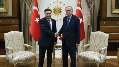 Cumhurbaşkanı Recep Tayyip Erdoğan, Kazakistan Başbakanı Oljas Bektenov'u kabul etti.