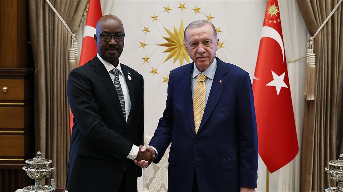 Cumhurbaşkanı Recep Tayyip Erdoğan, Ruanda Büyükelçisi Charles Kayonga ve Nikaragua