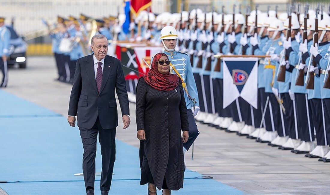 Cumhurbaşkanı Recep Tayyip Erdoğan, Tanzanya Birleşik Cumhuriyeti Cumhurbaşkanı Samia Suluhu